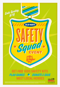 Old Navy free kids safety kit