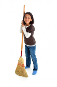 Make cleaning fun for children