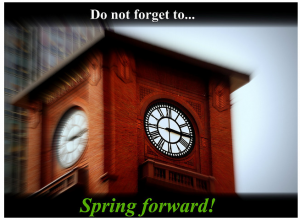 2013: Daylight Savings Time - Spring Forward