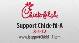 Support Chick-fil-A on August 1, 2012