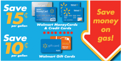 does walmart gas station take gift cards