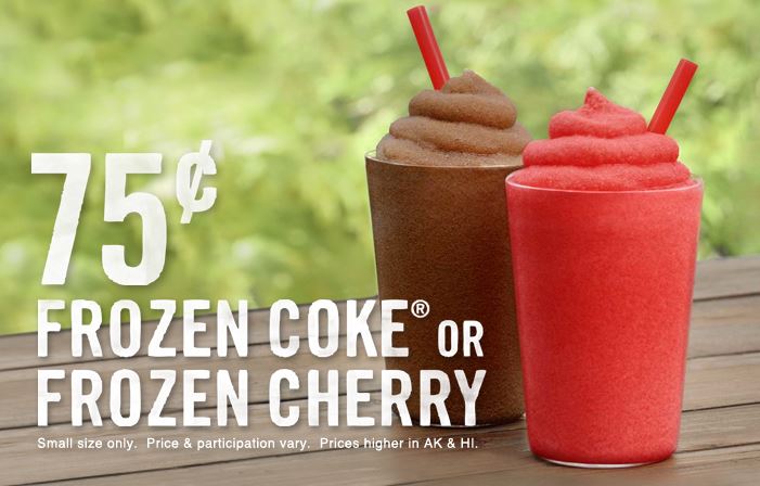 Burger King: 75¢ Small Frozen Coke or Frozen Cherry Treat