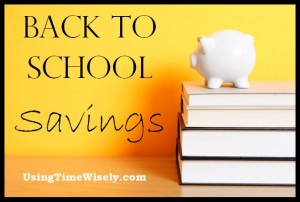 4 Savings Tips to Starting Off the School Year