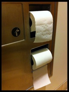 Toilet Paper: Dispensing from the top or the bottom?