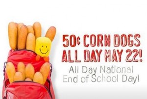 Sonic Drive-in: 50¢ Hot Dogs – May 22, 2014